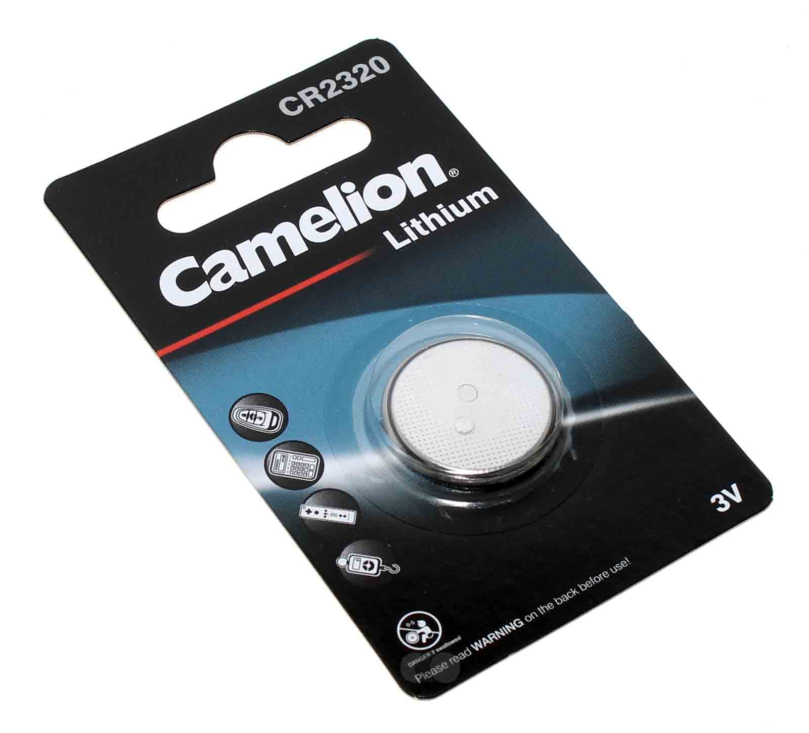 Camelion CR2320 Lithium Knopfzelle Batterie | BR2320 DL2320 ECR2320 KCR2320 | 3V 130mAh