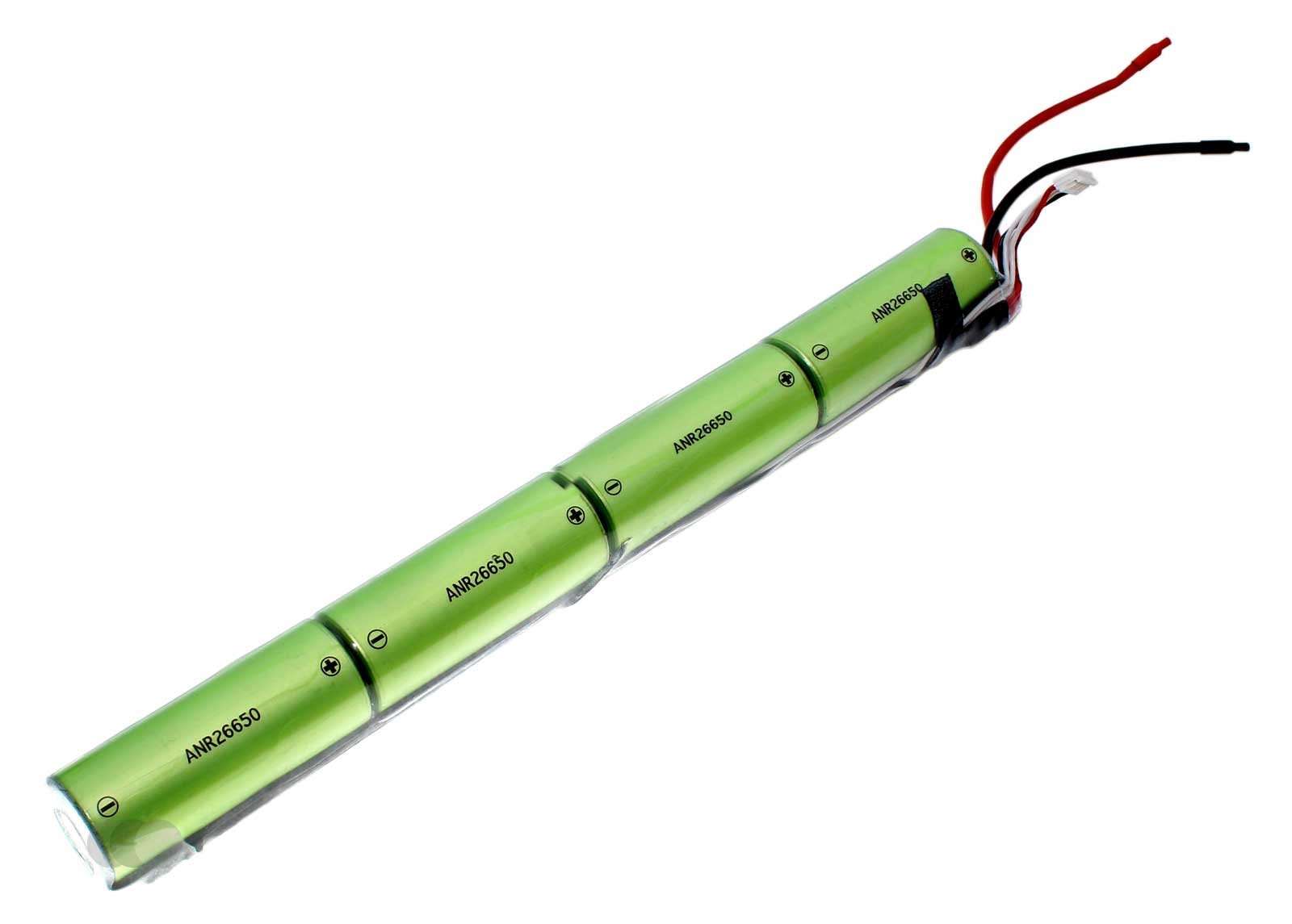 A123 26650 Inline L1x4 LiFePO4 Akkupack mit Balanceranschluss (Kabel, Stecker), mit 13,2 Volt und 2500mAh Kapazität