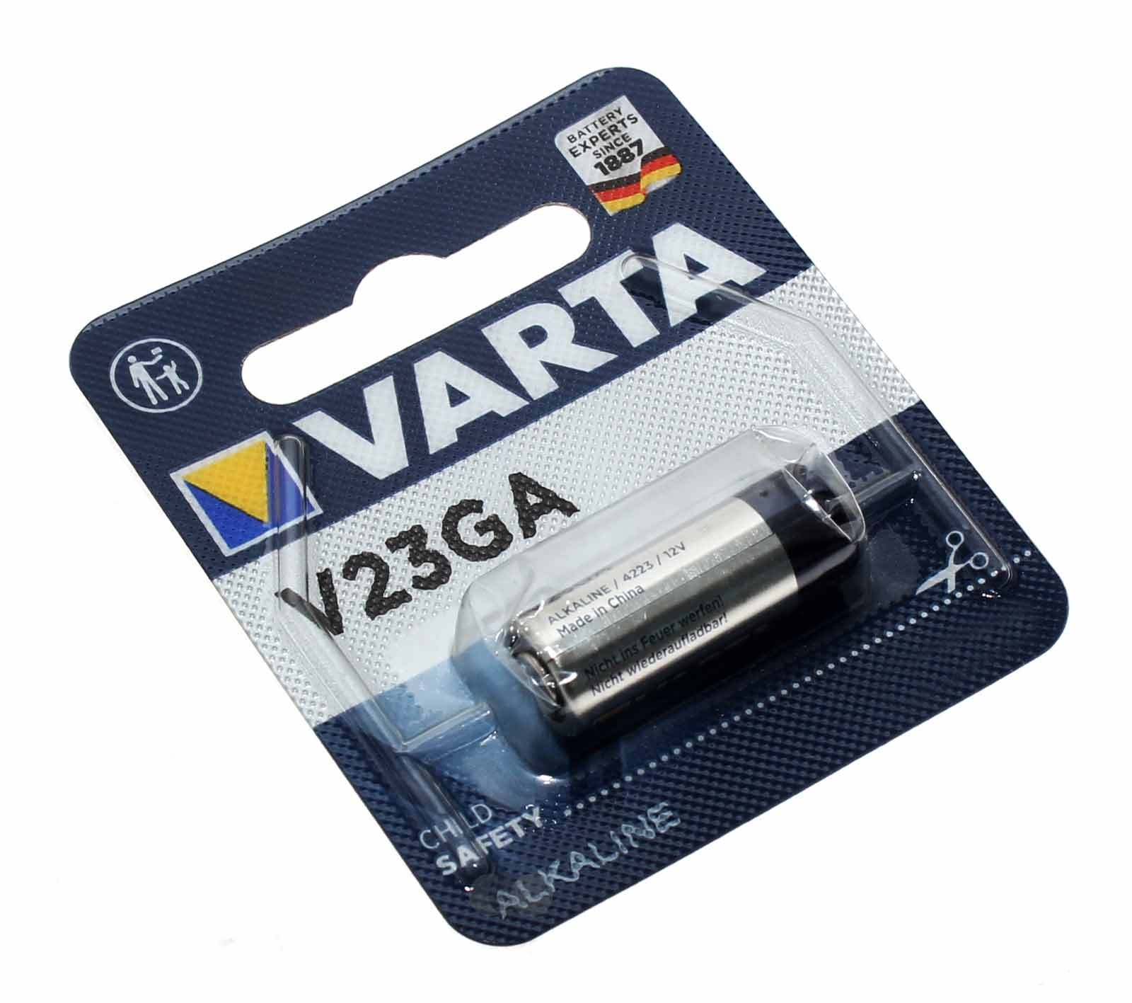 Varta V23GA Alkaline Batterie, 23A 3LR50 MN21 L1028 G23A 8LR932