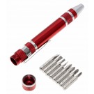 8 in 1 Multifunktions Schraubenzieher Schraubendreher Set, Werkzeug Stift Schlitz/Kreuz, Handy, Tablet, Laptop Reparatur