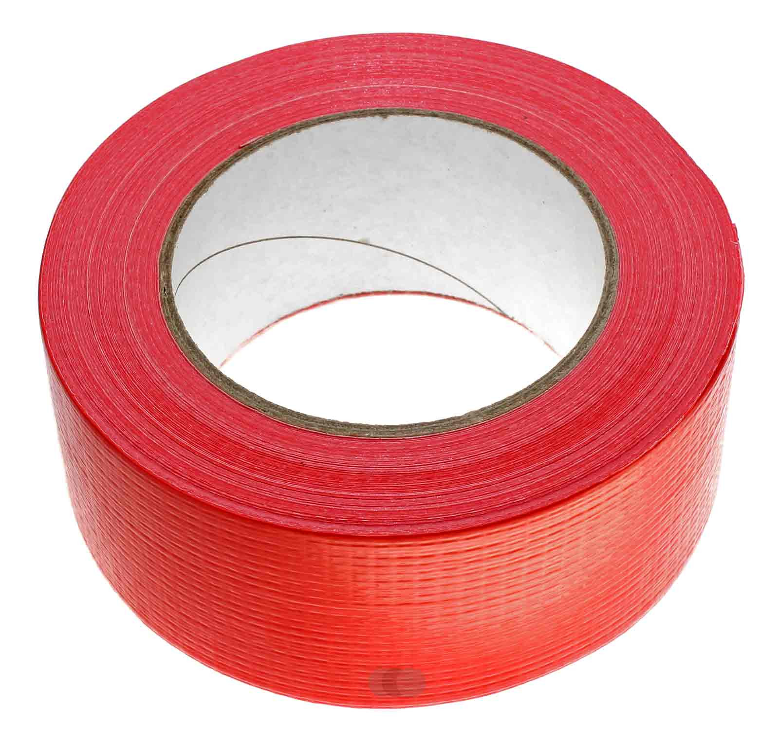 50m Gaffer Tape, rot, 50mm, Panzertape, Gaffa, Gafferband, Gewebeband