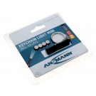Ansmann 1600-0272 Mini LED Taschenlampe, Schlüsselanhänger Leuchte, batteriebetrieben, inkl 4x LR41