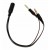 Delock Audio Headset Adapter 1x 3,5mm 4 Pin jack socket  2x 3,5mm 3 Pin jack plug | 65967