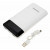 Camelion PS679 Powerbank externer Akku mit Taschenlampenfunktion | 2x USB + Micro-USB | 16000mAh 